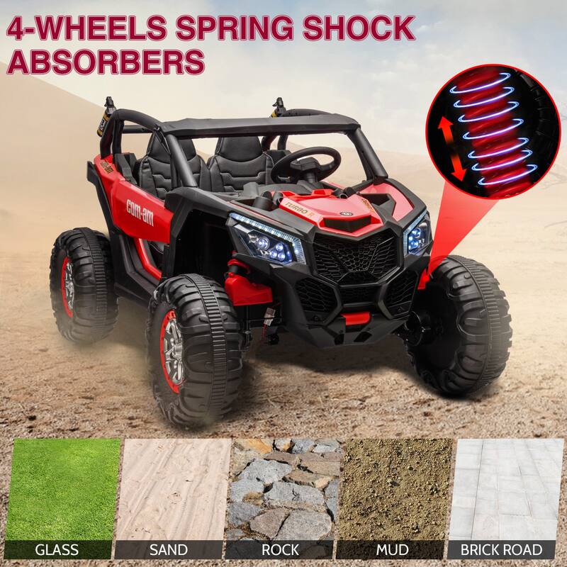 24V 2 Seater Kids Ride on UTV Car w/Remote Control