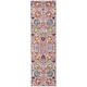 preview thumbnail 20 of 169, Nourison Passion Boho French Country Floral Area Rug. 1'10" x 6' Runner - Silver - Runner