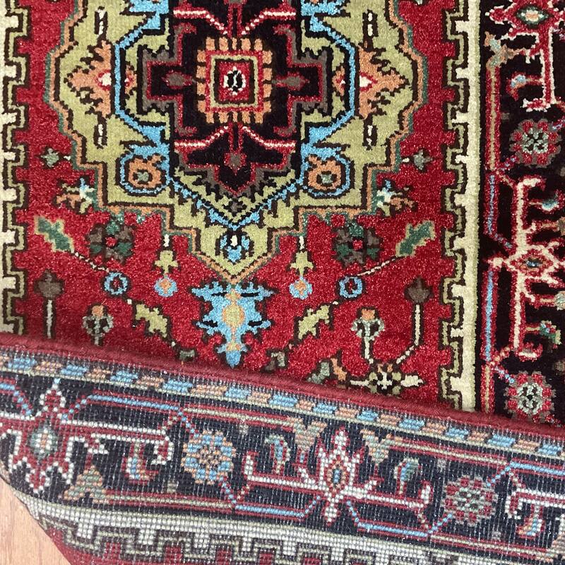 HERAT ORIENTAL Handmade Indo Serapi Wool Runner - 2'6" x 8'