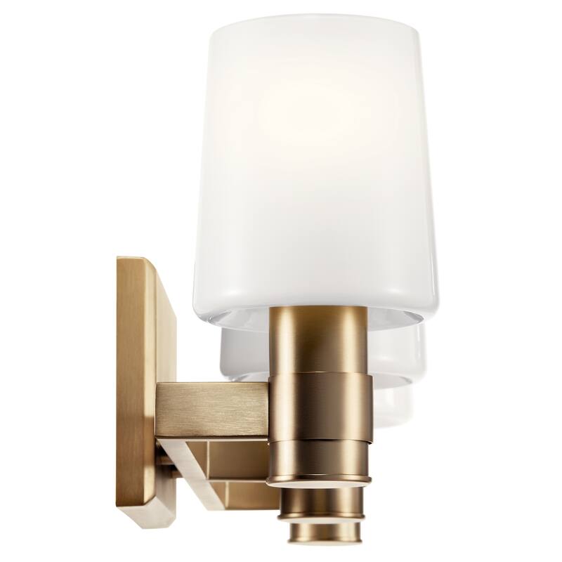 Adani 24 in. 3-Light Bathroom Vanity Light with Opal Glass