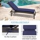 preview thumbnail 50 of 135, Pellebant Outdoor Patio Chaise Lounge Cushion