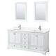 Option White / Giotto Quartz Top / Polished Chrome
