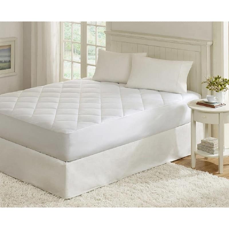 Quilted Fitted Down Alternative Hypoallergenic Mattress Pad Protector