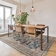 preview thumbnail 10 of 12, Gertmenian Crystal Print Washable Digital Printed Flat Pile Polyester Slip Resistant Area Rug Collection