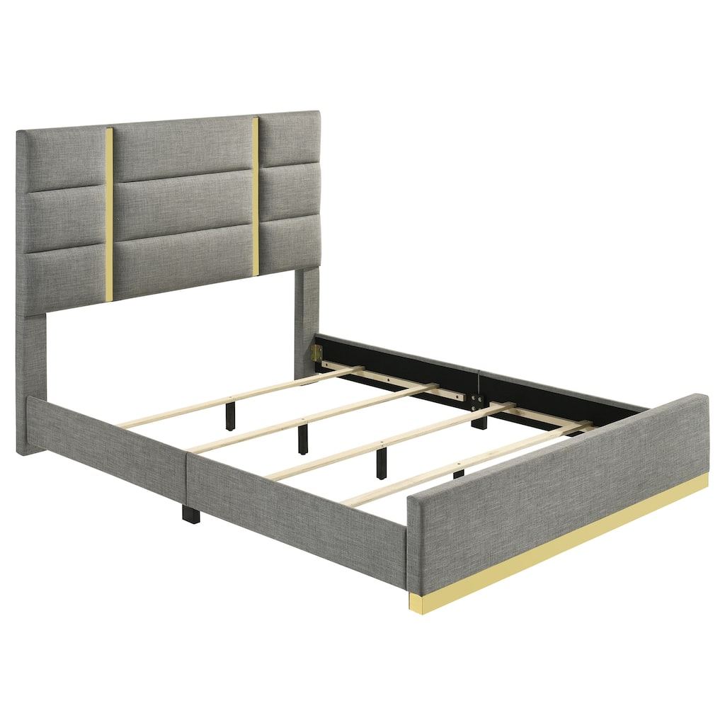 Ines 52-inch Fabric Upholstered Panel Bed
