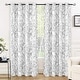 preview thumbnail 1 of 81, Tree Branch Grommet Window Curtain Panel 52" Width X 84" Length - Grey