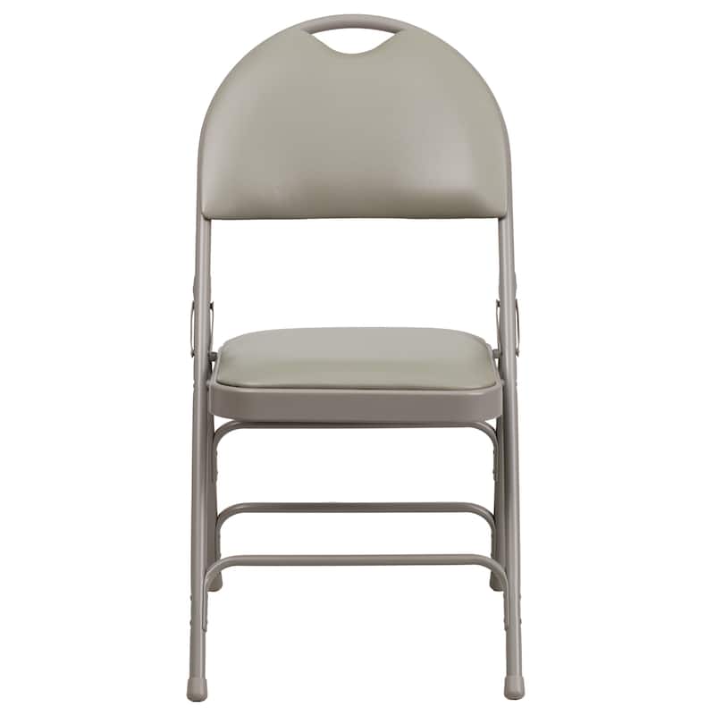 2 Pack Extra Large Ultra-Premium Triple Braced Folding Chair