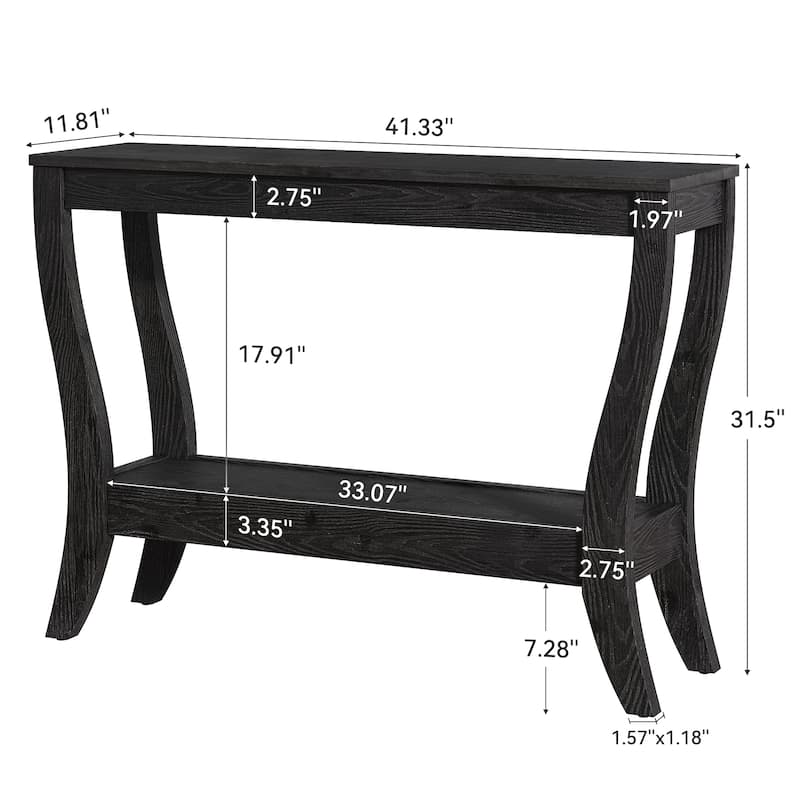 Solid Wood Console Table Behind The Sofa Table for Entryway