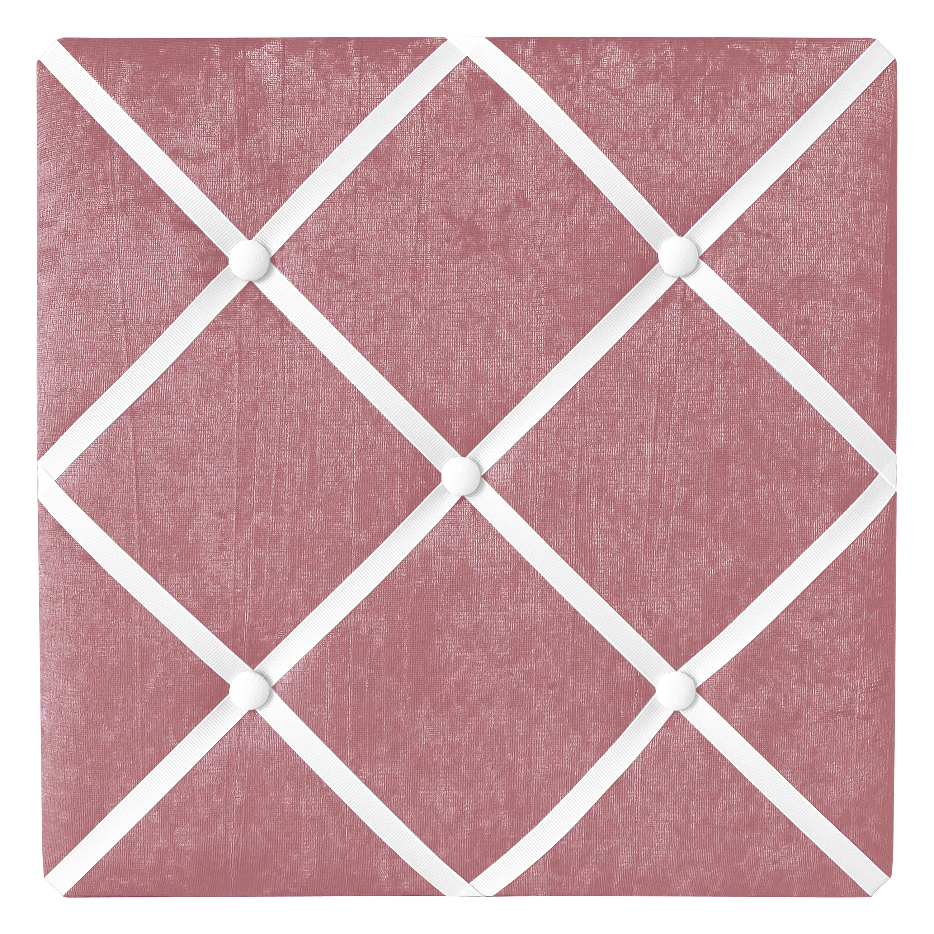 Pink 13in Fabric Memory Photo Bulletin Board - Blush Velvet Luxurious Elegant Princess Boho Shabby Chic for Lace Collection