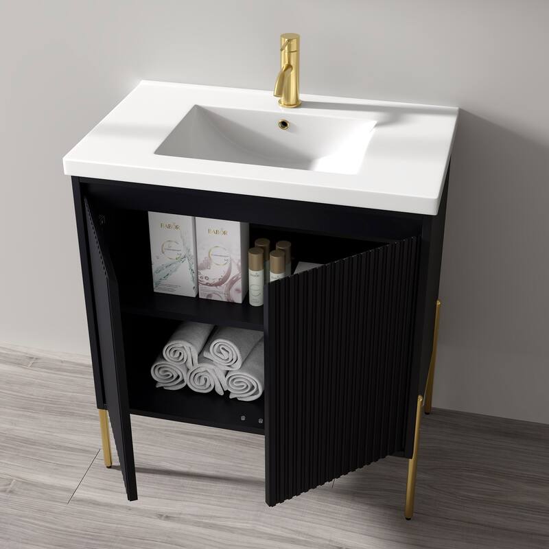 Ripple 30" Single Bathroom Vanity Kit (Assembly Required)