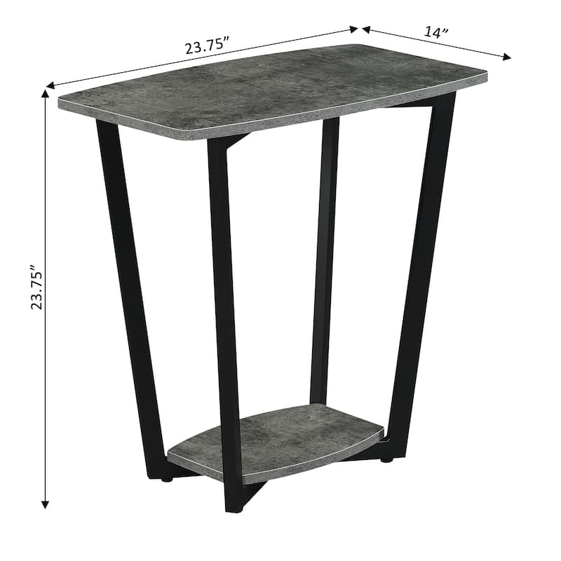 Porch & Den Clouet 2-tier Modern End Table