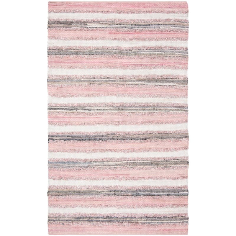 SAFAVIEH Handmade Flatweave Montauk Mridalini Casual Cotton Rug