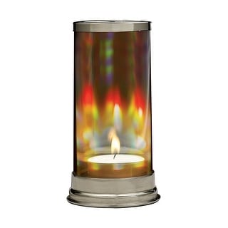 Shop Rainbow Hurricane Candleholder Crystal Prism Glass Cylinder Multi 3 5 In X 3 5 In X 7 In Overstock 15928449