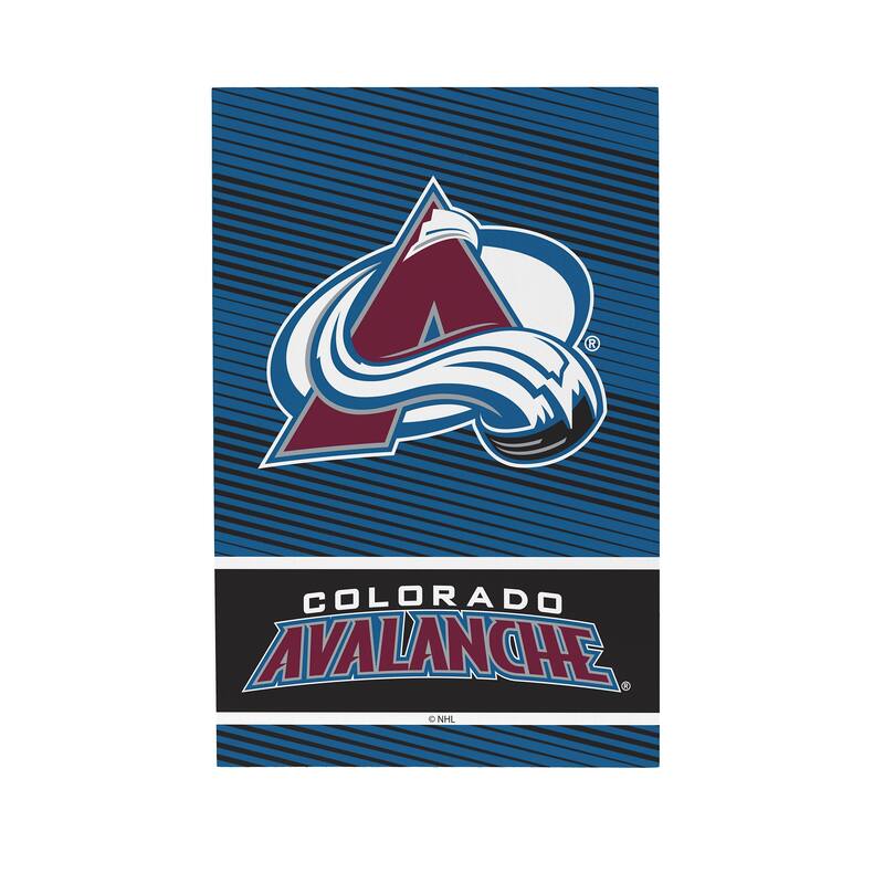 Colorado Avalanche Wooden Tabletop Mantel Shelf Sign