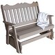 preview thumbnail 12 of 12, Poly 4' Royal English Glider Weathered Wood
