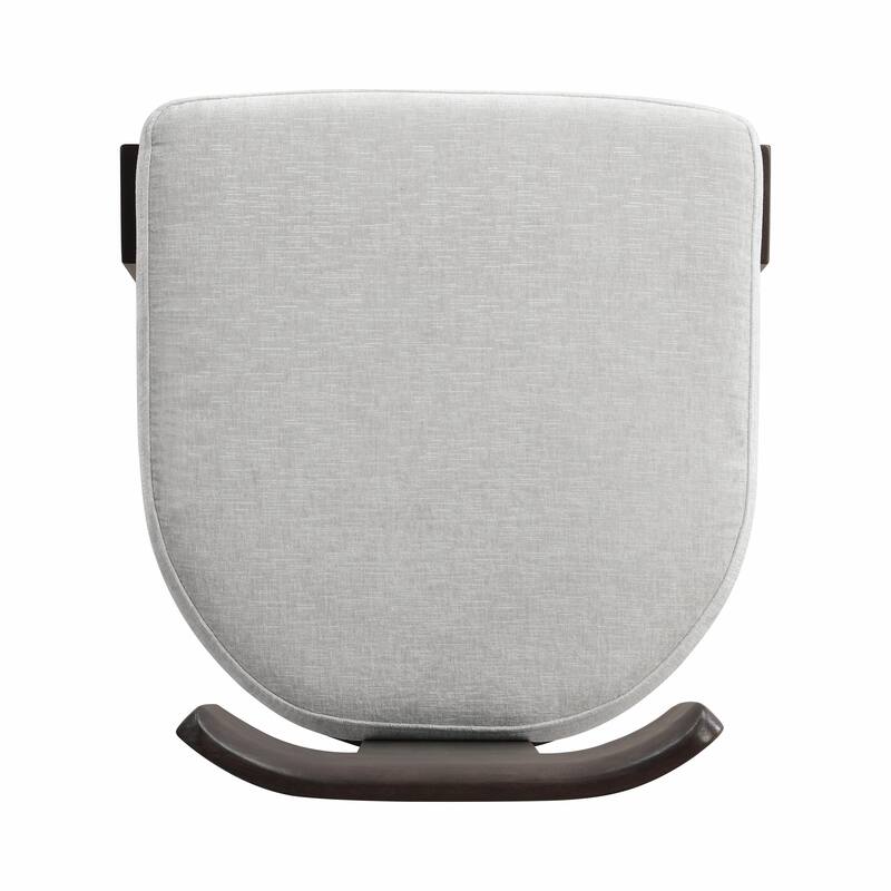 Set of 2 Side Dining Chairs with Rubber Wood Legs