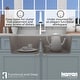 preview thumbnail 35 of 58, Karran Undermount Quartz 32 in. 50/50 Double Bowl Kitchen Sink Kit