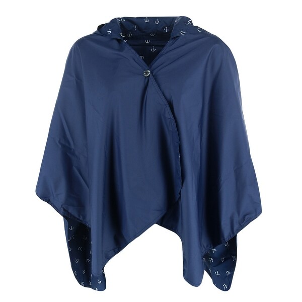 Navy poncho cape clearance