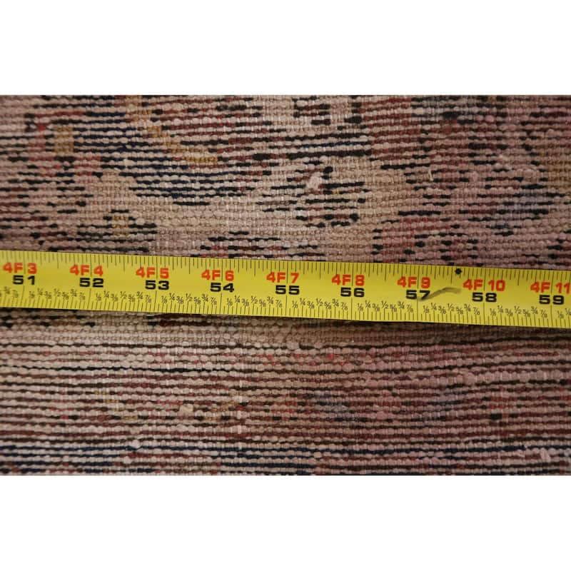 Vegetable Dye Traditional Floral Malayer Persian Wool Rug Hand-knotted - 3'4" x 5'0"