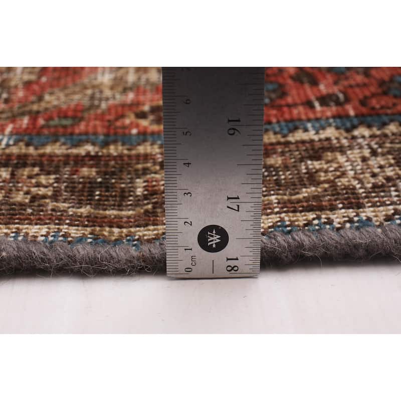 ECARPETGALLERY Hand-knotted Antalya Vintage Copper Wool Rug - 7'1 x 11'5