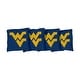 preview thumbnail 1 of 1, West Virginia Mountaineers Navy Cornhole Bags All-Weather Resin Filled