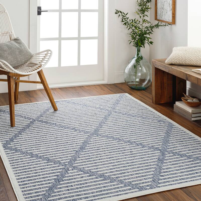 Livabliss San Diego Outdoor Geometric Area Rug