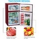 preview thumbnail 8 of 16, 3.2 CU FT Compact Mini Refrigerator Separate Freezer, Small Fridge