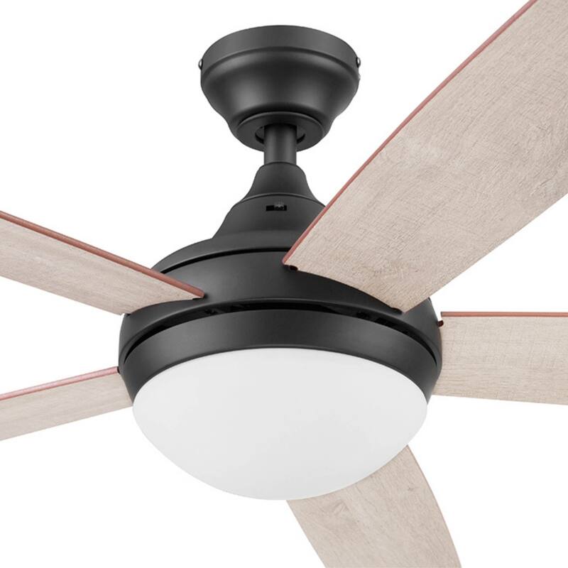 52" Prominence Home Ashby Contemporary Indoor LED Ceiling Fan with Light and Remote Control