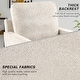preview thumbnail 11 of 19, Furry Swivel Chair Comfy Teddy Accent Armchair Soft Padded Single Sofa Reading Chair with Pillow，Set of 1