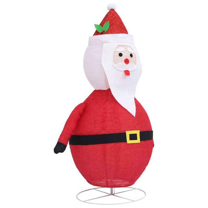 Mani Christmas Decor 3 ft Santa Clause, 120 LED Lights, White and Red - Red, White