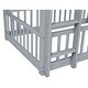 preview thumbnail 36 of 58, Twin Over Twin Bunk Bed with Slide,Ladder,Door,Safety Guardrails,Floor