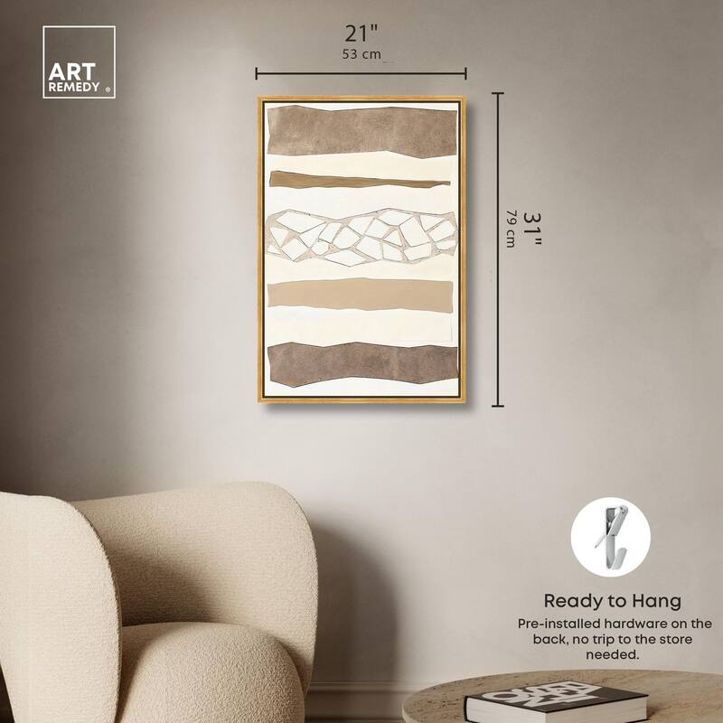 Relief Rifts I Canvas by Art Remedy