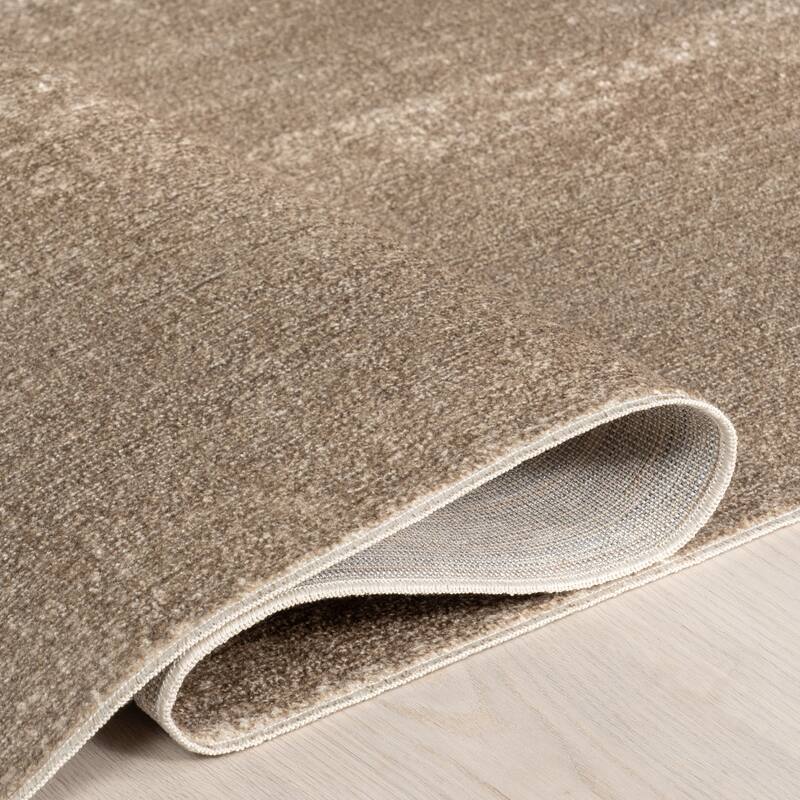 Nuloom Argelia Solid Machine Washable Area Rug