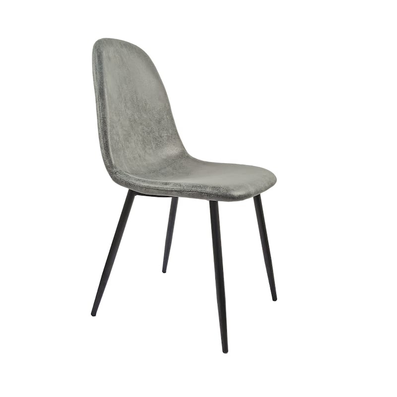 Modern Dining Room Chairs with Metal Legs(Set of 4) - N/A