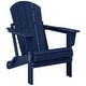 preview thumbnail 87 of 166, Laguna Fade Resistant All Weather Outdoor Patio Folding Adirondack Chair