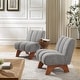 preview thumbnail 48 of 47, Art Leon Set of 2 Comfortable Armless Accent Chair Sectional