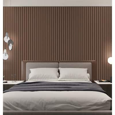 93 in. x 6 in x 0.8 in. Solid Wood Wall Siding Board (Set of 3pc) - 3pc+1pc EndTrim