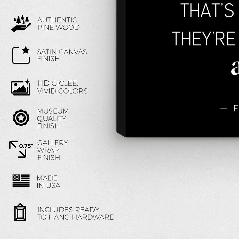Wynwood Studio Canvas Drinks and Spirits For People who Don't Drink Black and Modern & Contemporary Wall Art Canvas Print