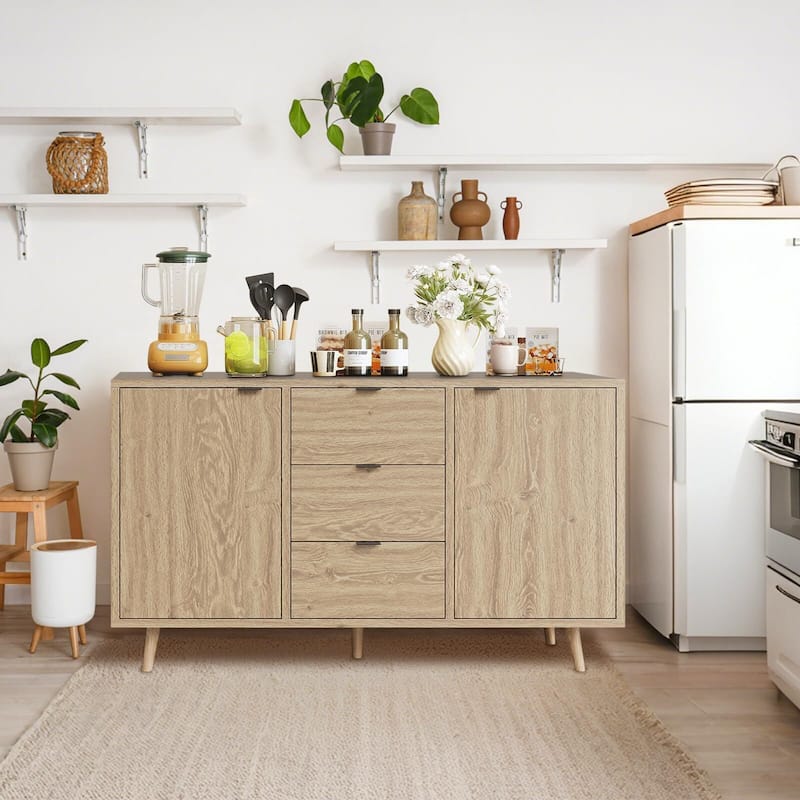 Sideboard Buffet Cabinet with Storage, Coffee Bar Cabinet