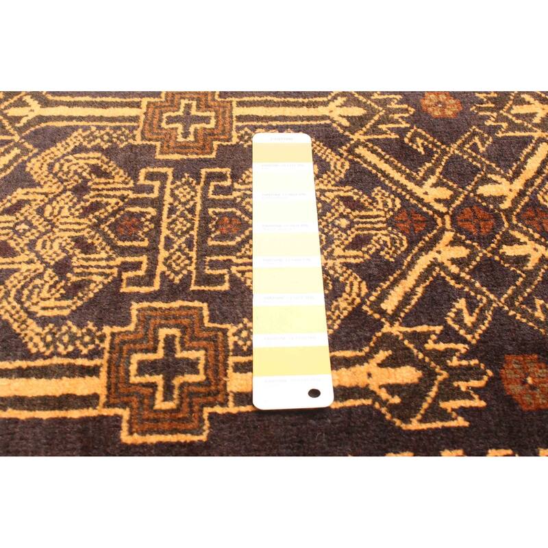 ECARPETGALLERY Hand-knotted Teimani Light Brown Wool Rug - 2'10 x 4'9