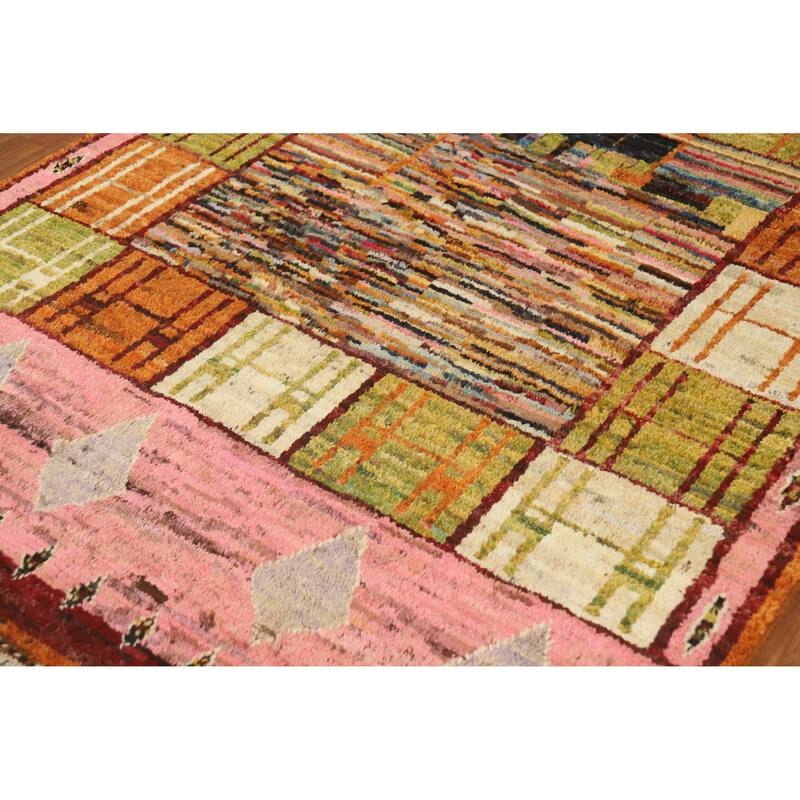 Moroccan Tribal Oriental Area Rug Handmade Bedroom Wool Carpet - 5'8" x 7'11"