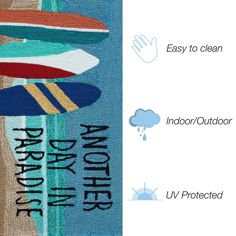 Liora Manne Frontporch Beach Paradise Indoor/Outdoor Rug