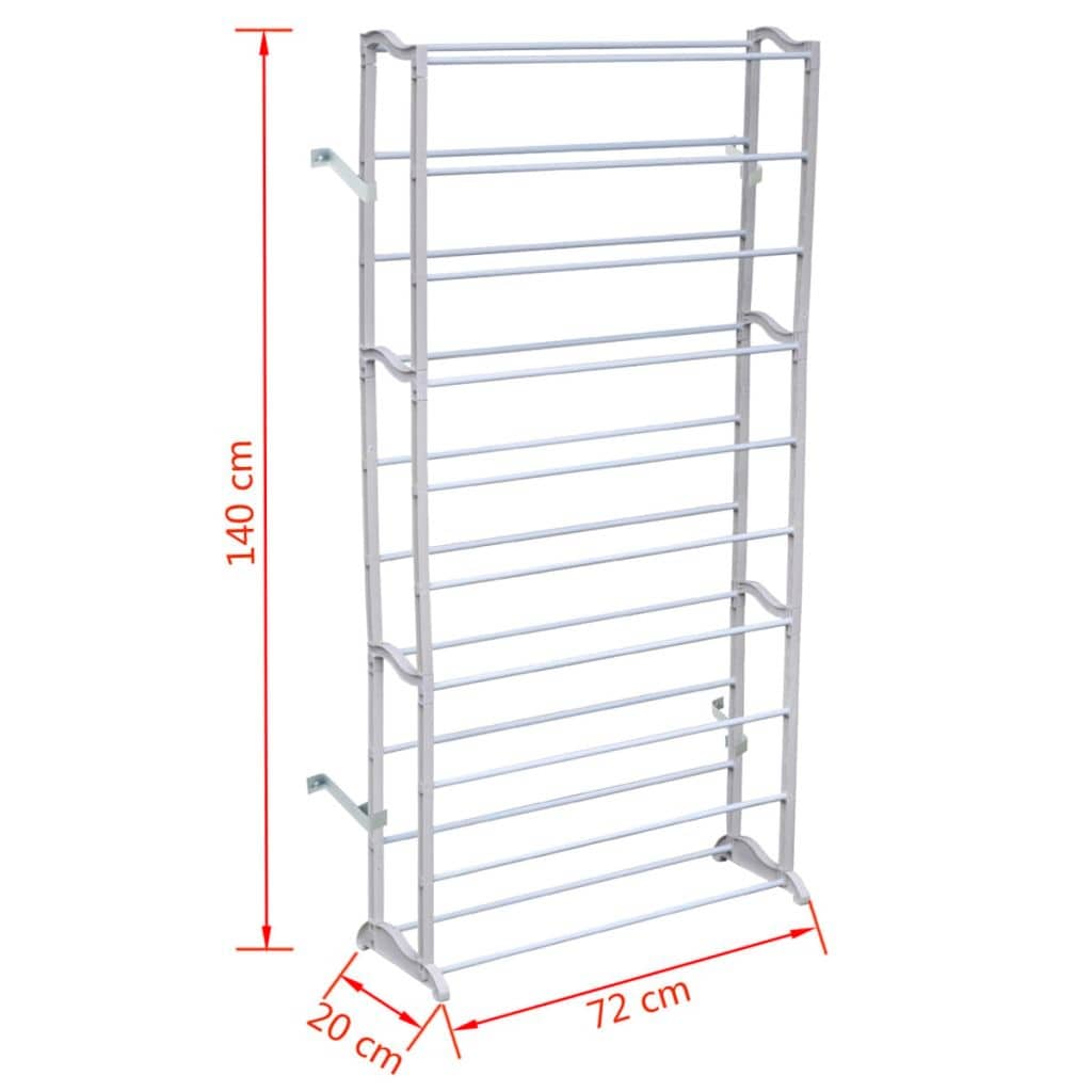 vidaXL 2 Shoe Rack - Bed Bath & Beyond - 25736236