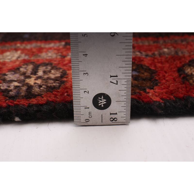 ECARPETGALLERY Hand-knotted Andelz Red Wool Rug - 3'1 x 9'7