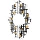 preview thumbnail 2 of 4, Uttermost Reflection Metal Grid Wall Decors (Set of 2) - 57.5 x 18.75 x 2.38