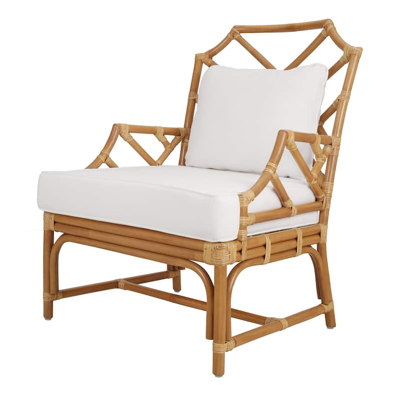 NPD Furniture Kara Rattan Accent Arm Chair