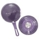 preview thumbnail 6 of 5, MegaChef 2 Quart Enameled Cast Iron Sauce Pan in Gradient Purple