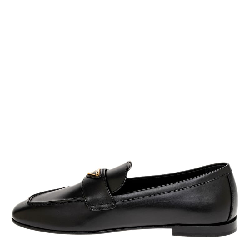 Prada Loafers with Triangle Logo
