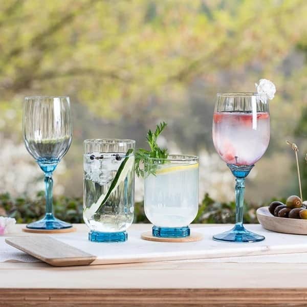 Bormioli Rocco Set of 4 Florian Wine Glasses - 18 oz. - Bed Bath & Beyond -  38285215