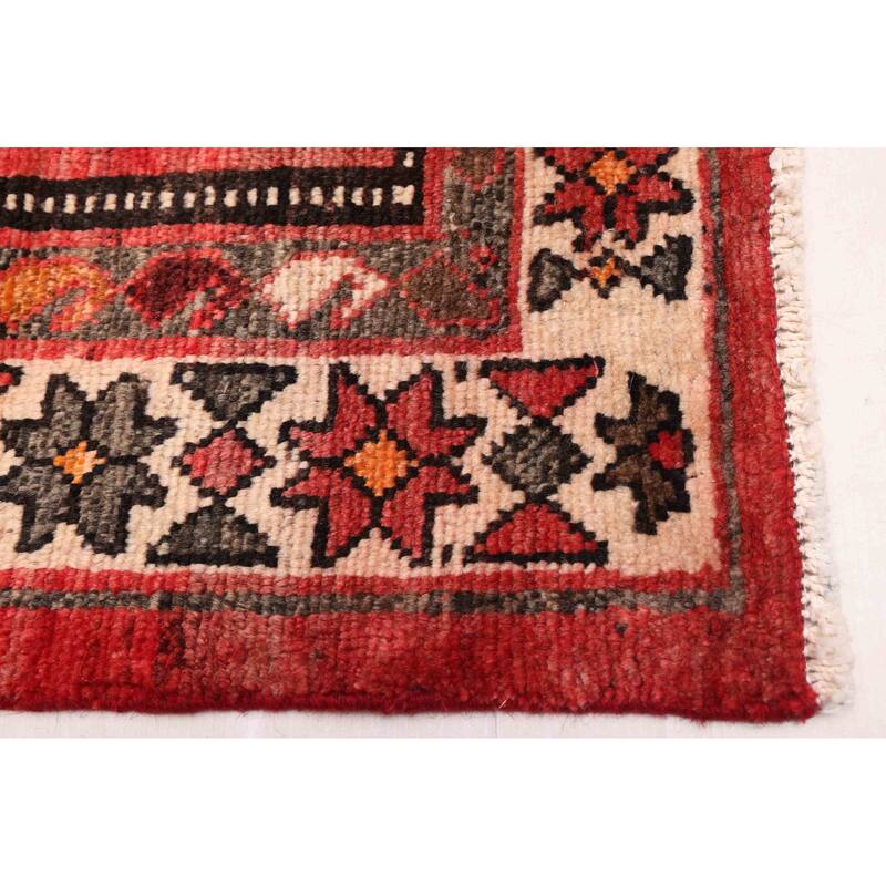 ECARPETGALLERY Hand-knotted Andelz Red Wool Rug - 5'3 x 10'9